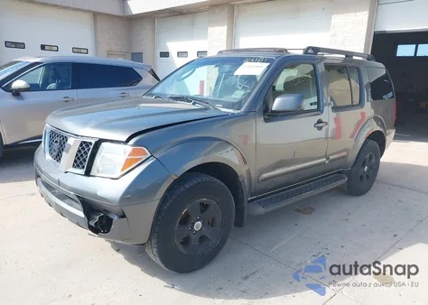 2007 Nissan Pathfinder Se z USA, uszkodzony, nr VIN 5N1AR18WX7C617807